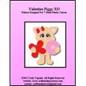 Pattern Leaflet, Valentine Piggy XO by Crafts And More Store