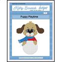 Pattern Leaflet, Puppy Playtime by KathyBarwickDesign