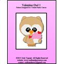 Pattern Leaflet, Valentine Owl 1 by Crafts And More Store
