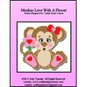 Monkey Love With A Flower