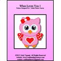 Pattern Leaflet, Whoo Loves You 1 by Crafts And More Store