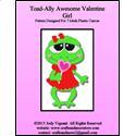 Pattern Leaflet, Toad-Ally Awesome Valentine Girl by Crafts And More Store