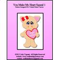 Pattern Leaflet, You Make My Heart Squeal 1 by Crafts And More Store