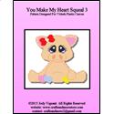 Pattern Leaflet, You Make My Heart Squeal 3 by Crafts And More Store