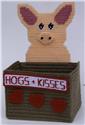 Pattern Leaflet, Hogs and Kisses Valentine's Candy Holder by Plastic-Canvas-Kits.com