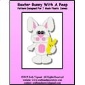 Pattern Leaflet, Baxter Bunny With A Peep by Crafts And More Store