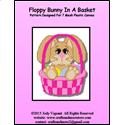 Floppy Bunny In A Basket
