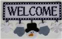 Pattern Leaflet, January Welcome Sign by Plastic-Canvas-Kits.com
