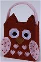 Pattern Leaflet, Valentine's Day Owl Treat Bag by Plastic-Canvas-Kits.com