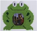 Pattern Leaflet, Frog Picture Frame by Plastic-Canvas-Kits.com