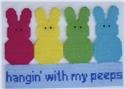 Pattern Leaflet, Hangin' with My Peeps Wall Hanging by Plastic-Canvas-Kits.com