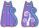 Pattern Leaflet, Adorable Cat Wall Hangings Set One by KathyBarwickDesign