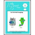 Pattern Leaflet, Cat Fish Wall Hanging by KathyBarwickDesign