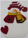 Snowman and Heart Wall Hanging