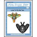 Pattern Leaflet, Love to Fly Set Two by KathyBarwickDesign