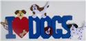 Pattern Leaflet, I Love Dogs Wall Hanging by Plastic-Canvas-Kits.com