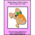 Pattern Leaflet, Bobby Bunny With A Carrot by Crafts And More Store