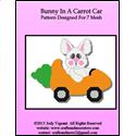 Pattern Leaflet, Bunny In A Carrot Car by Crafts And More Store
