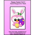 Pattern Leaflet, Happy Easter Owl 2 by Crafts And More Store