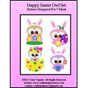 Pattern Leaflet, Happy Easter Owl Set by Crafts And More Store