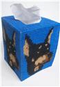 Pattern Leaflet, Doberman Pinscher Tissue Topper by Plastic-Canvas-Kits.com