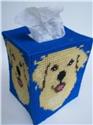 Pattern Leaflet, Golden Retriever Tissue Topper by Plastic-Canvas-Kits.com