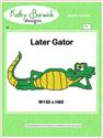 Pattern Leaflet, Later Gator by KathyBarwickDesign