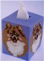 Pattern Leaflet, Pomeranian Tissue Topper by Plastic-Canvas-Kits.com