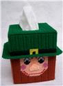 Pattern Leaflet, St. Patrick's Day Leprechaun Tissue Topper by Plastic-Canvas-Kits.com