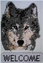 Wolf Welcome Sign