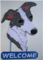 Pattern Leaflet, Italian Greyhound Welcome Sign by Plastic-Canvas-Kits.com
