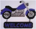Pattern Leaflet, Motorcycle Welcome Sign by Plastic-Canvas-Kits.com