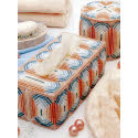 Pattern Leaflet, Peach & Aqua Tissue Set by DRG