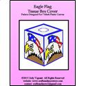 Pattern Leaflet, Eagle Flag Tissue Box Cover by Crafts And More Store