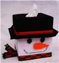 Pattern Leaflet, Snowman Tissue Topper by Plastic-Canvas-Kits.com