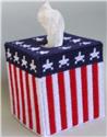 Pattern Leaflet, Stars and Stripes Tissue Topper by Plastic-Canvas-Kits.com