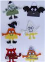 Candy Corn Halloween Magnets
