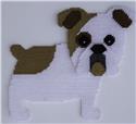 Pattern Leaflet, Old English Bulldog Wall Hanging by Plastic-Canvas-Kits.com