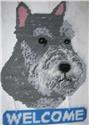 Schnauzer Welcome Sign