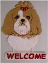 Shih-Tzu Welcome Sign
