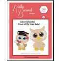 Pattern Leaflet, Cutie KaToodles Proud of My Grad baby by KathyBarwickDesign