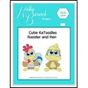 Pattern Leaflet, Cutie KaToodles Rosster and Hen by KathyBarwickDesign