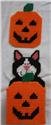 Pattern Leaflet, Black Cat and Pumpkins Halloween Coaster Set by Plastic-Canvas-Kits.com
