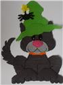Pattern Leaflet, Cute Halloween Cat by Plastic-Canvas-Kits.com