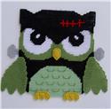 Halloween Frankenstein Owl Wall Hanging