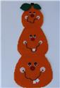 Pattern Leaflet, Halloween Pumpkin Stack Wall Hanging by Plastic-Canvas-Kits.com