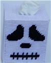 Pattern Leaflet, Halloween Skull Tissue Topper by Plastic-Canvas-Kits.com