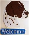 Pattern Leaflet, Pointer Welcome Sign by Plastic-Canvas-Kits.com