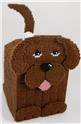 Pattern Leaflet, Chocolate Labrador Retriever 3-D Tissue Topper by Plastic-Canvas-Kits.com