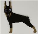 Pattern Leaflet, Doberman Pinscher Wall Hanging by Plastic-Canvas-Kits.com